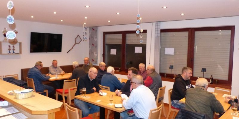 Skatspieler beim Preisskat